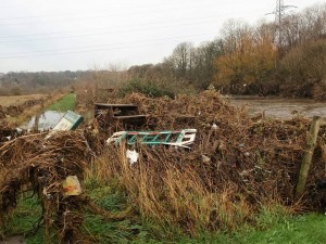 rodley nature reserve floods clean up