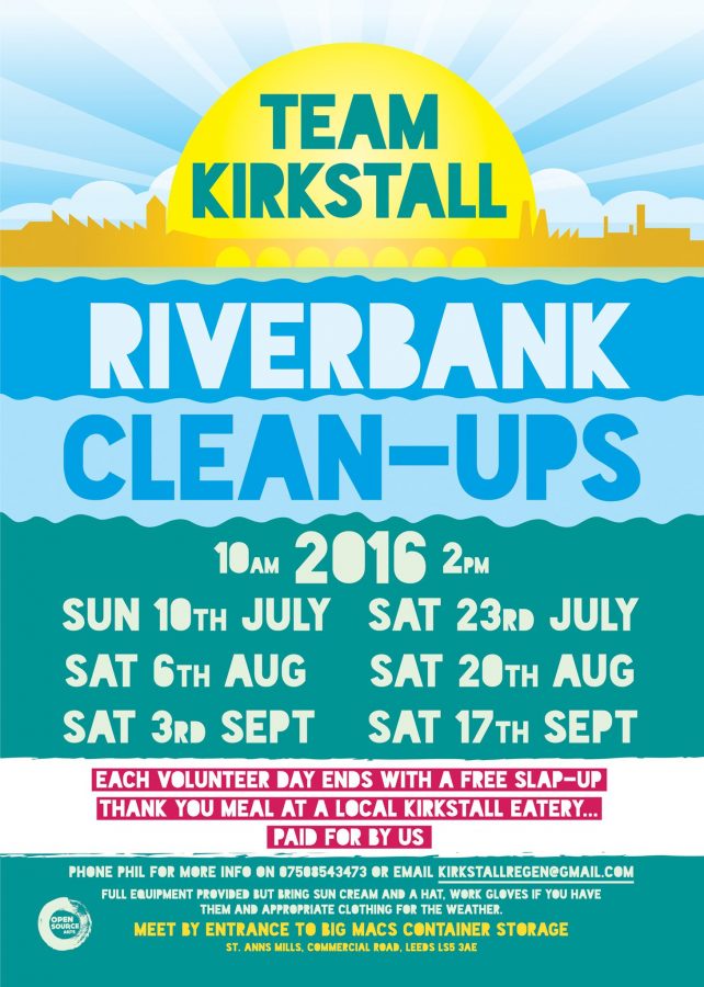 team kirkstall riverbank cleanup