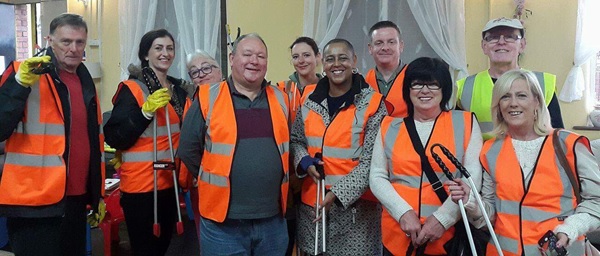 Armley town street litter pick