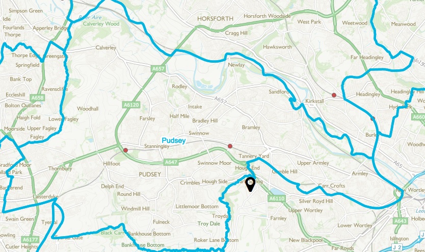 Have Final Say On Pudsey And Leeds West Boundary Changes West Leeds   Pudsey Constituency Proposal 