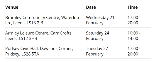 Armley gyratory consultation dates