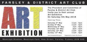 farsley art club exhibition 2018