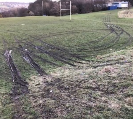 farnley falcons vandalism