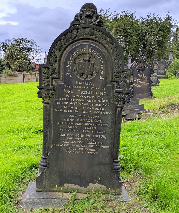 New Wortley Cemetery grave