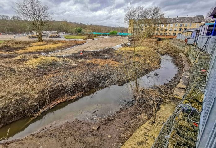 Kirkstall road flood defences 4