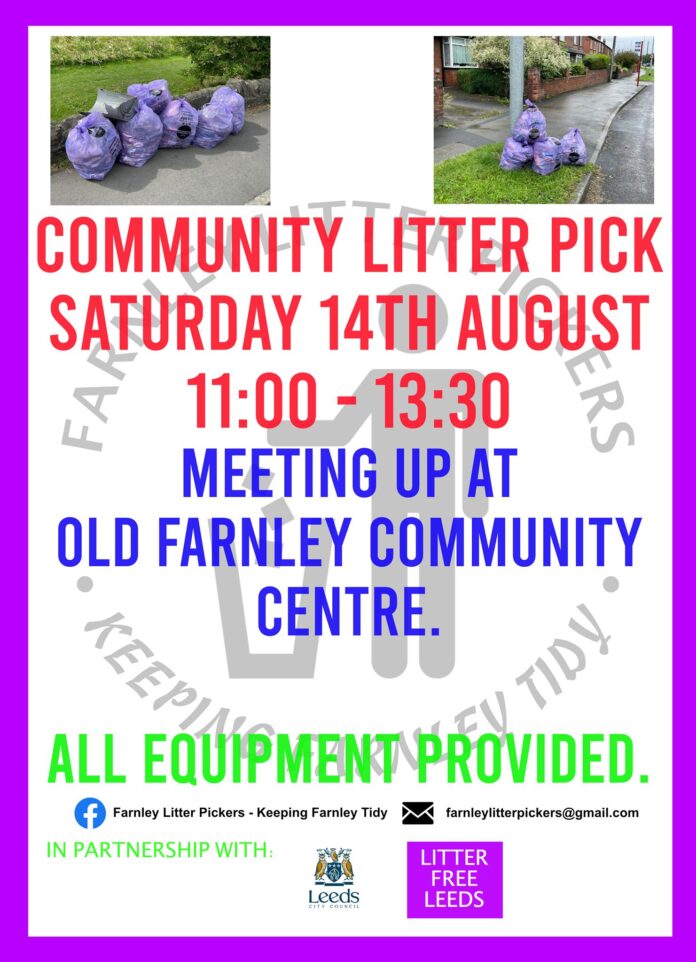 farnley community litter pick