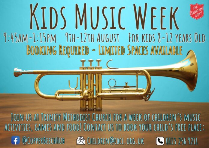 kids music week bramley salvation army