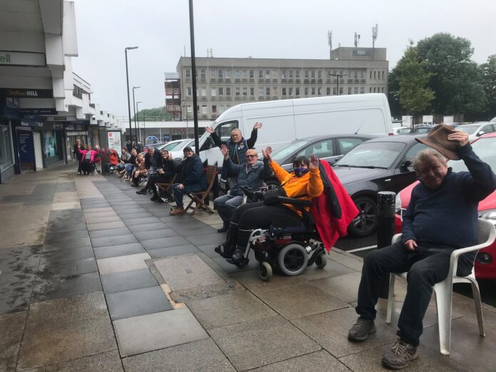 Bramley Shopping Centre protests