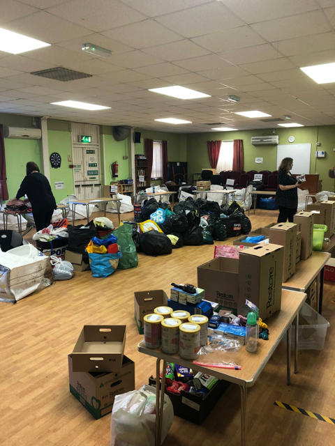 Farnley community centre Ukraine donations