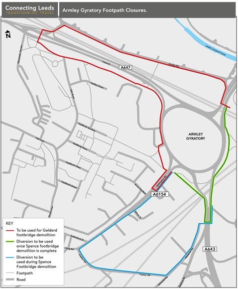 Bridge removal work revealed as Armley Gyratory revamp continues - West ...