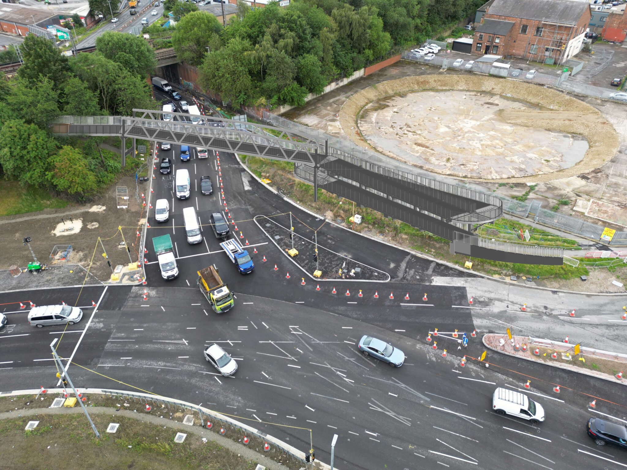 Bridge Removal Work Revealed As Armley Gyratory Revamp Continues - West 