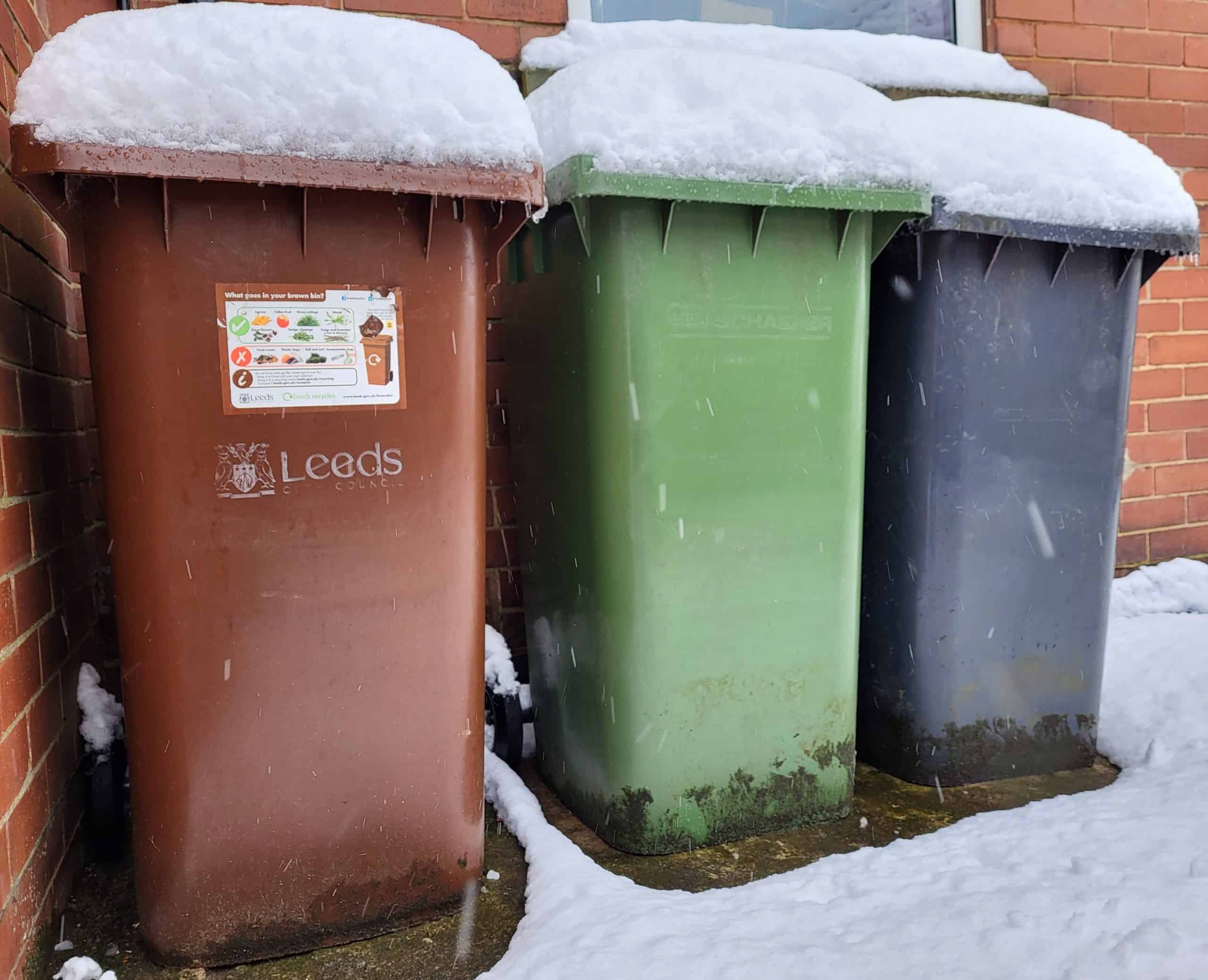 Sunday bin collections cancelled as snow warning issued